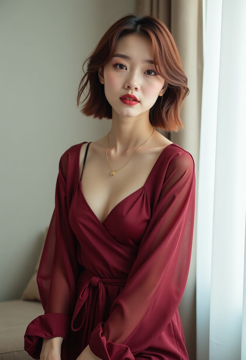 法庭上的她